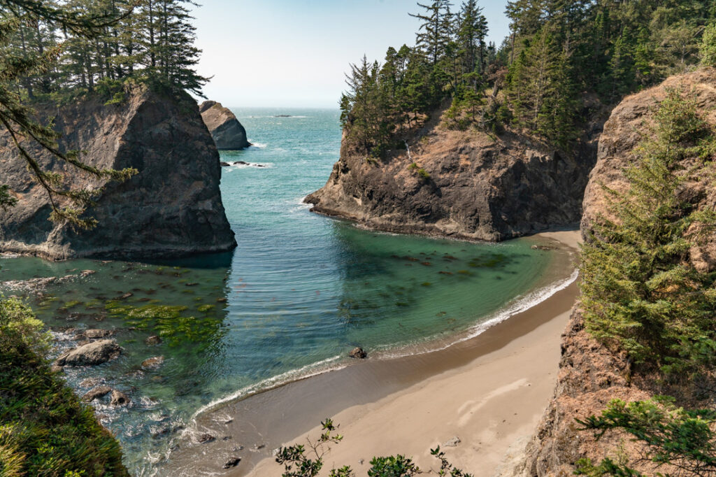 Sunset and Photography Hotspots: Ophir, Whaleshead, Secret Beach 1 Secret Beach overlook